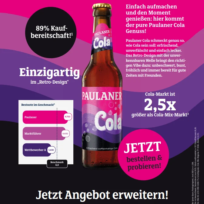 Paulaner ThekenTickeraktion 04/2026 | Drinkport