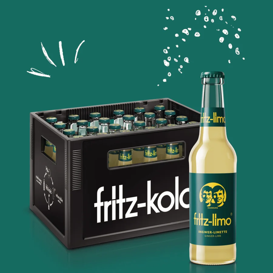 ESG Sommer-Newsletter Angebot fritz-limo INGWER LIMETTE