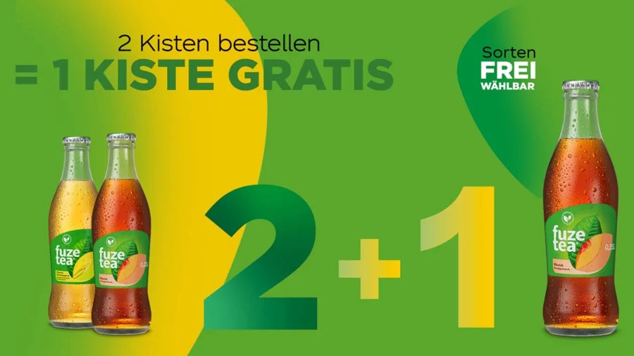 Fuze Tea ThekenTickeraktion 02/2026 | Drinkport